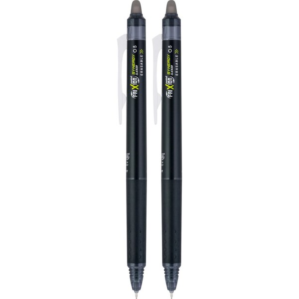 Pilot FriXion Synergy Clicker, Black Ink, 2 ct