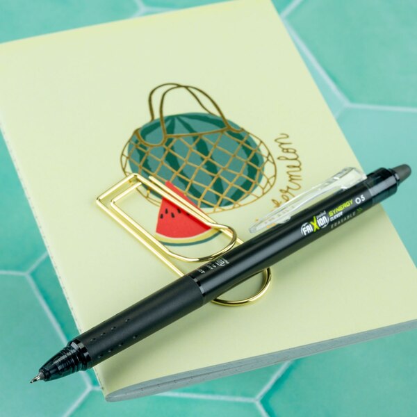 Pilot FriXion Synergy Clicker, Black Ink, 2 ct