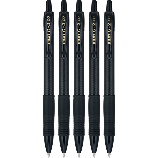 G2 Edge Gel Ink Pen, Black Ink, 5 ct
