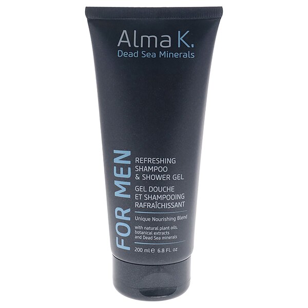 Alma K Refreshing Shampoo and Shower Gel for Men, 6.8 OZ