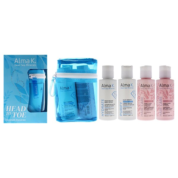 Alma K Head to Toe Essentials Kit, 4 Piece Kit