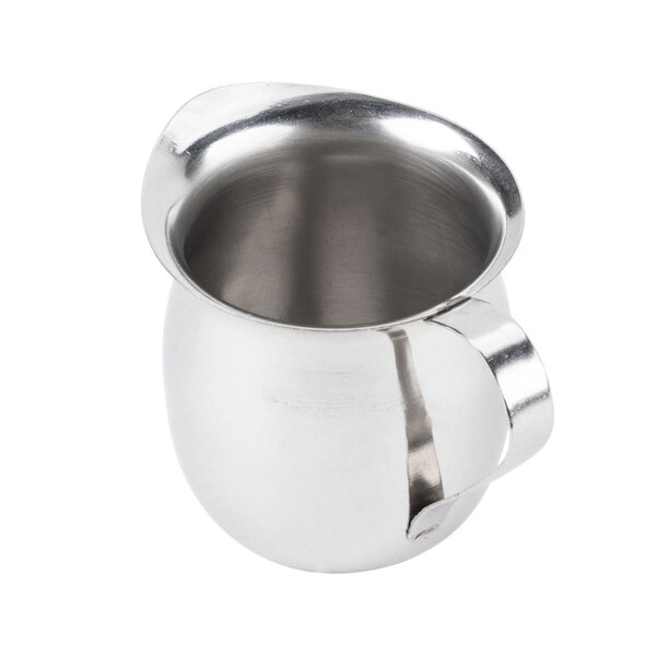 KLOC 8 OZ Bell-Shaped Stainless Steel Creamer with Handle