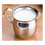 KLOC 8 OZ Bell-Shaped Stainless Steel Creamer with Handle, thumbnail image