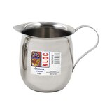KLOC 8 OZ Bell-Shaped Stainless Steel Creamer with Handle, thumbnail image