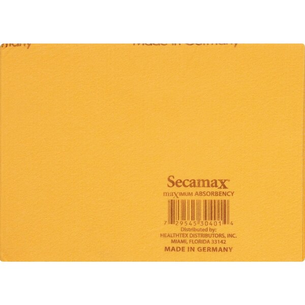 Secamax Multipurpose Shammy Cleansing Cloth 27.5"x20" Orange