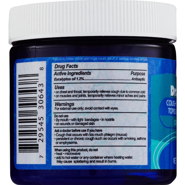 Dr. Sana Dr. Rub Cough Suppressant Topical Analgesic, 3 OZ