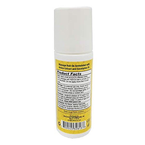 Dr. Sana Arnica Massage Roll-on with Eucalyptus Oil, 3 OZ