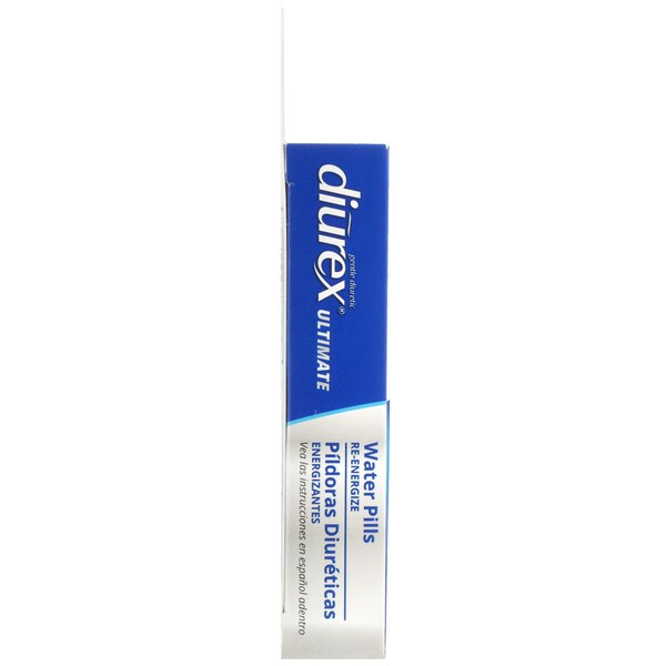 Diurex Ultimate Water - Píldoras diuréticas para bajar de peso, 60 u.
