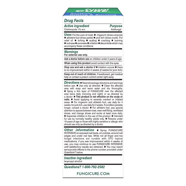 FungiCURE Intensive Antifungal Spray, 2 FL OZ