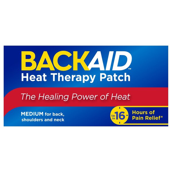 BackAid Heat Patch, 4 CT
