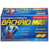 Backaid Max Pain Relief Caplets, 38 CT, thumbnail image