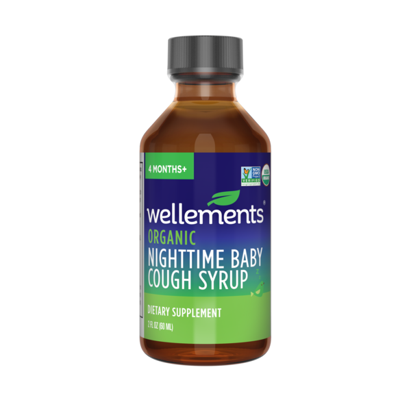 Wellements Organic Nighttime Cough Syrup, 2 FL OZ