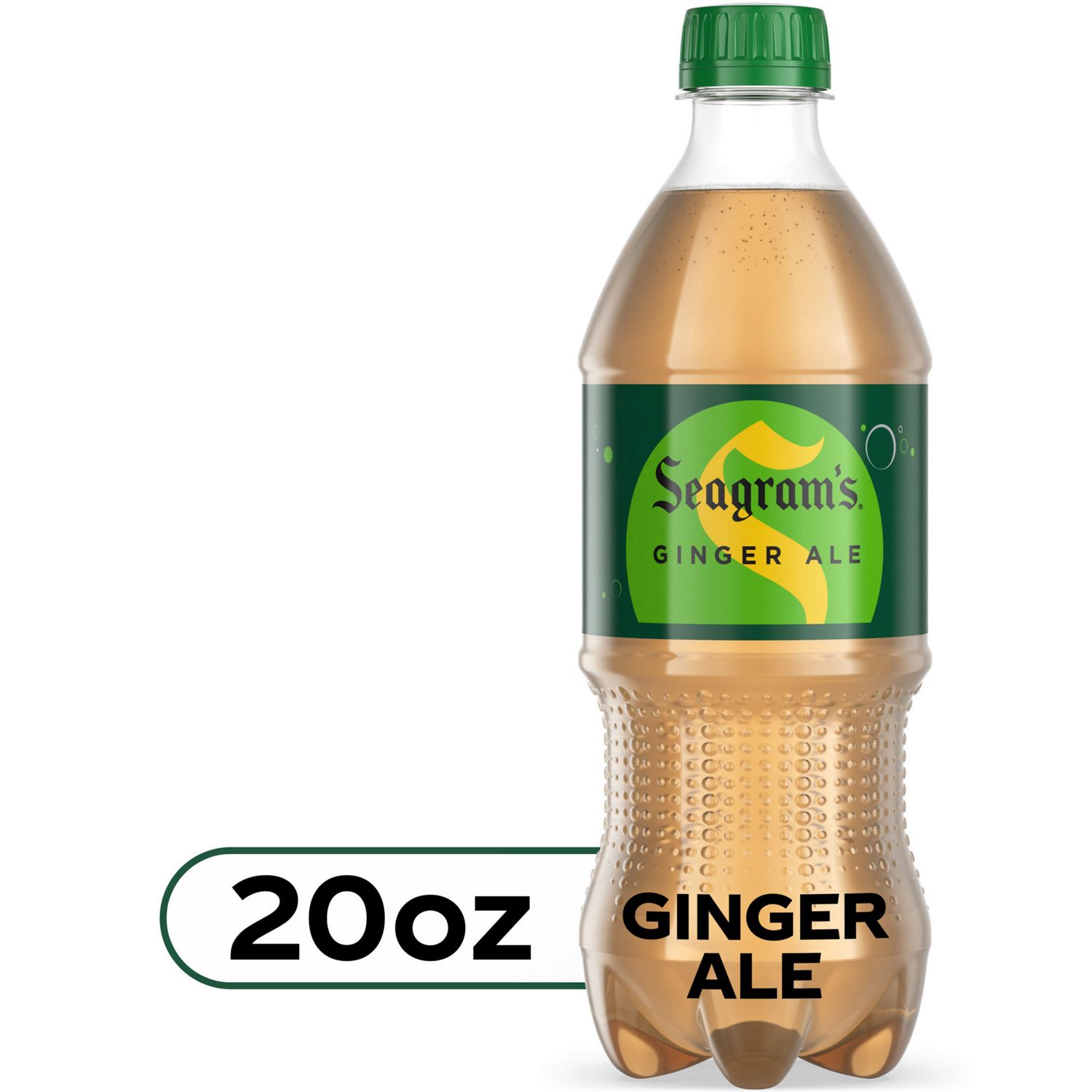Seagrams Ginger Ale Bottle, 20 fl oz