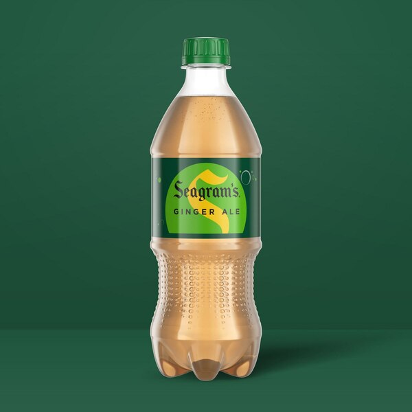 Seagrams Ginger Ale Bottle, 20 fl oz