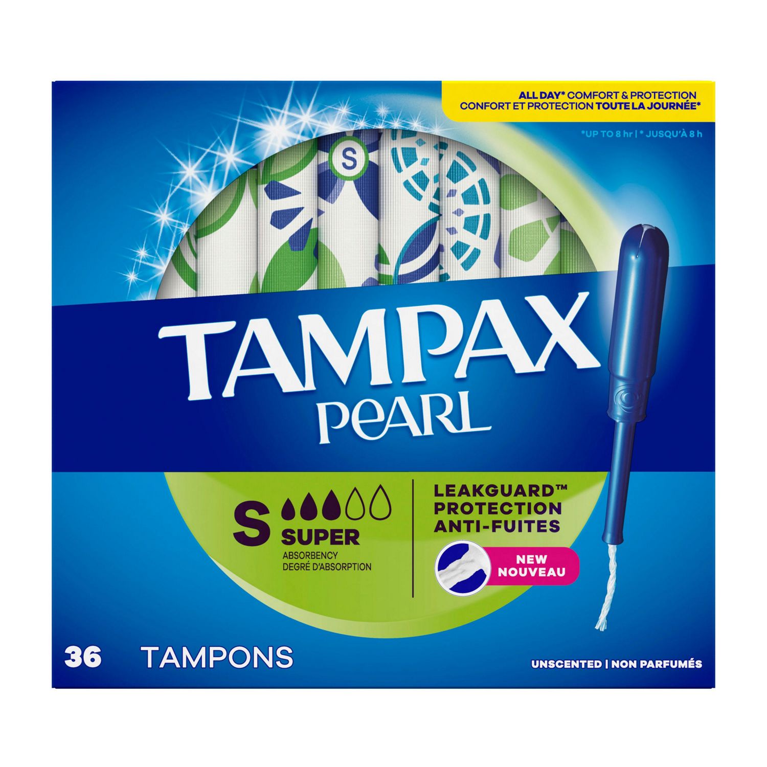 Tampax Pearl Super Tampons, 36 CT