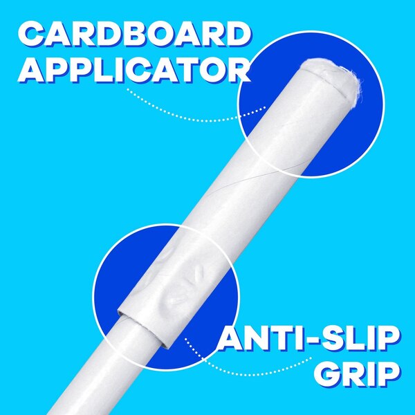 Tampax Cardboard Tampons, Anti-Slip Grip, LeakGuard Skirt, Unscented, Super Plus