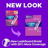 Tampax Radiant Tampons, Regular/Super/Super Plus Absorbency, 28 CT, thumbnail image