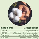 L. Organic Cotton Super Tampons, 30 CT, thumbnail image