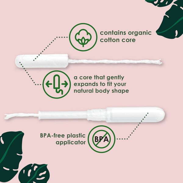 L. Organic Cotton Super Tampons, 30 CT