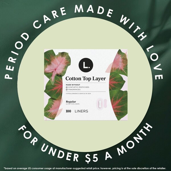 L. Organic Ultra Thin Panty Liners, Extra Long, 80 CT