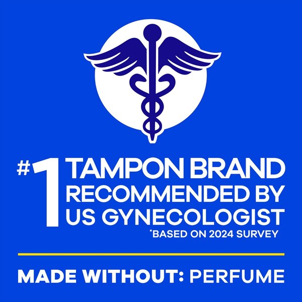 Tampax Pearl Tampons with LeakGuard Braid, Unscented, Regular