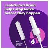Tampax Radiant Plastic Tampons, Unscented, Regular, thumbnail image 4 of 9