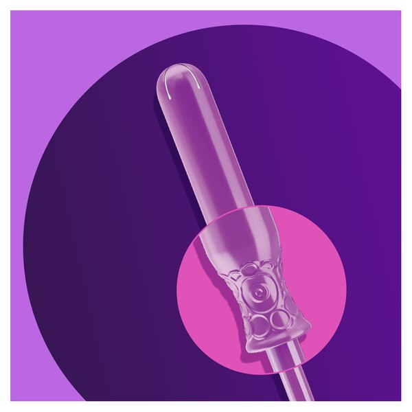 Tampax Radiant Plastic Tampons, Unscented, Regular