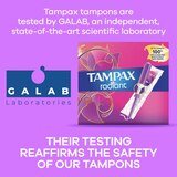 Tampax Radiant Plastic Tampons, Unscented, Super, thumbnail image