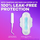 Tampax Radiant Plastic Tampons, Unscented, Super, thumbnail image