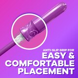 Tampax Pocket Radiant Compact Tampons Duo Pack Regular/Super Absorbency, Unscented, 28 Count, thumbnail image 3 of 14