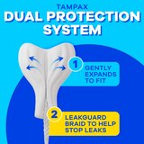 Tampax Pearl Tampons with LeakGuard Braid, Unscented, Ultra, thumbnail image