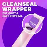 Tampax Radiant Tampons Duo Pack, Unscented, Light/Regular, 26 CT, thumbnail image