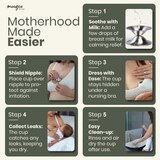 Moogco Silver Nursing Cups with Silicone Pads, 2 CT, thumbnail image
