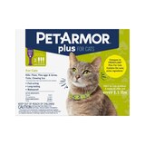 PETARMOR Plus for Cats Over 1.5 lbs, Flea & Tick Prevention for Cats, 3-Month Supply, thumbnail image