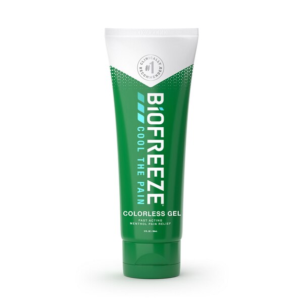 Biofreeze Fast Acting Menthol Colorless Pain Relief Gel, 3 OZ