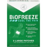 Biofreeze Large Menthol Pain Relieving Patch, thumbnail image