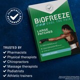 Biofreeze Large Menthol Pain Relieving Patch, thumbnail image