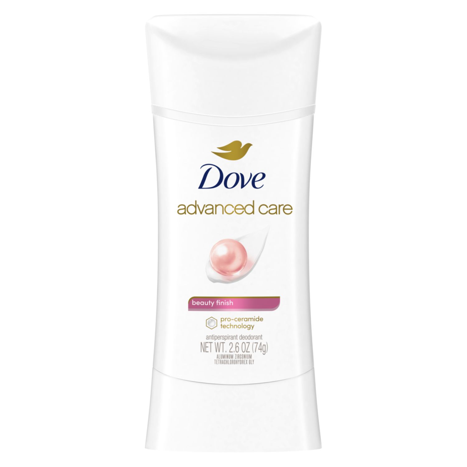 Dove Advanced Care 48-Hour Antiperspirant & Deodorant Stick, Beauty Finish, 2.6 OZ