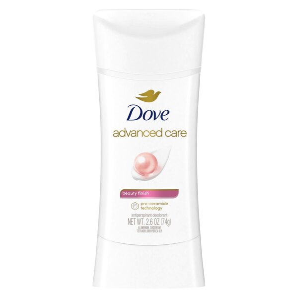 Dove Advanced Care 48-Hour Antiperspirant & Deodorant Stick, Beauty Finish, 2.6 OZ