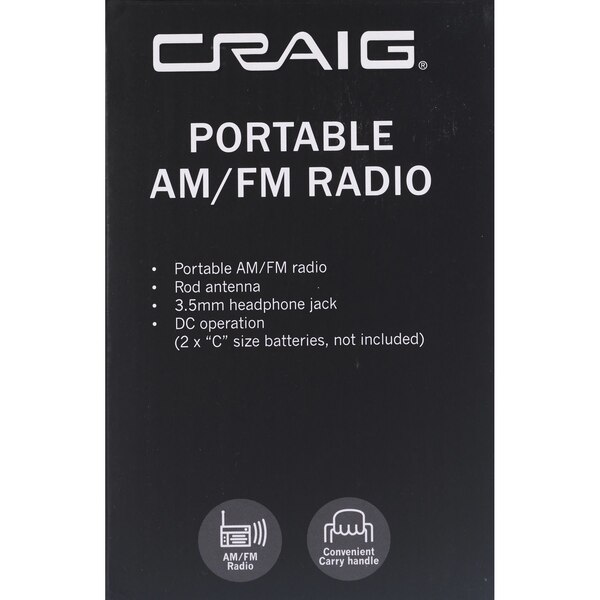 Vivitar Portable AM/FM Radio