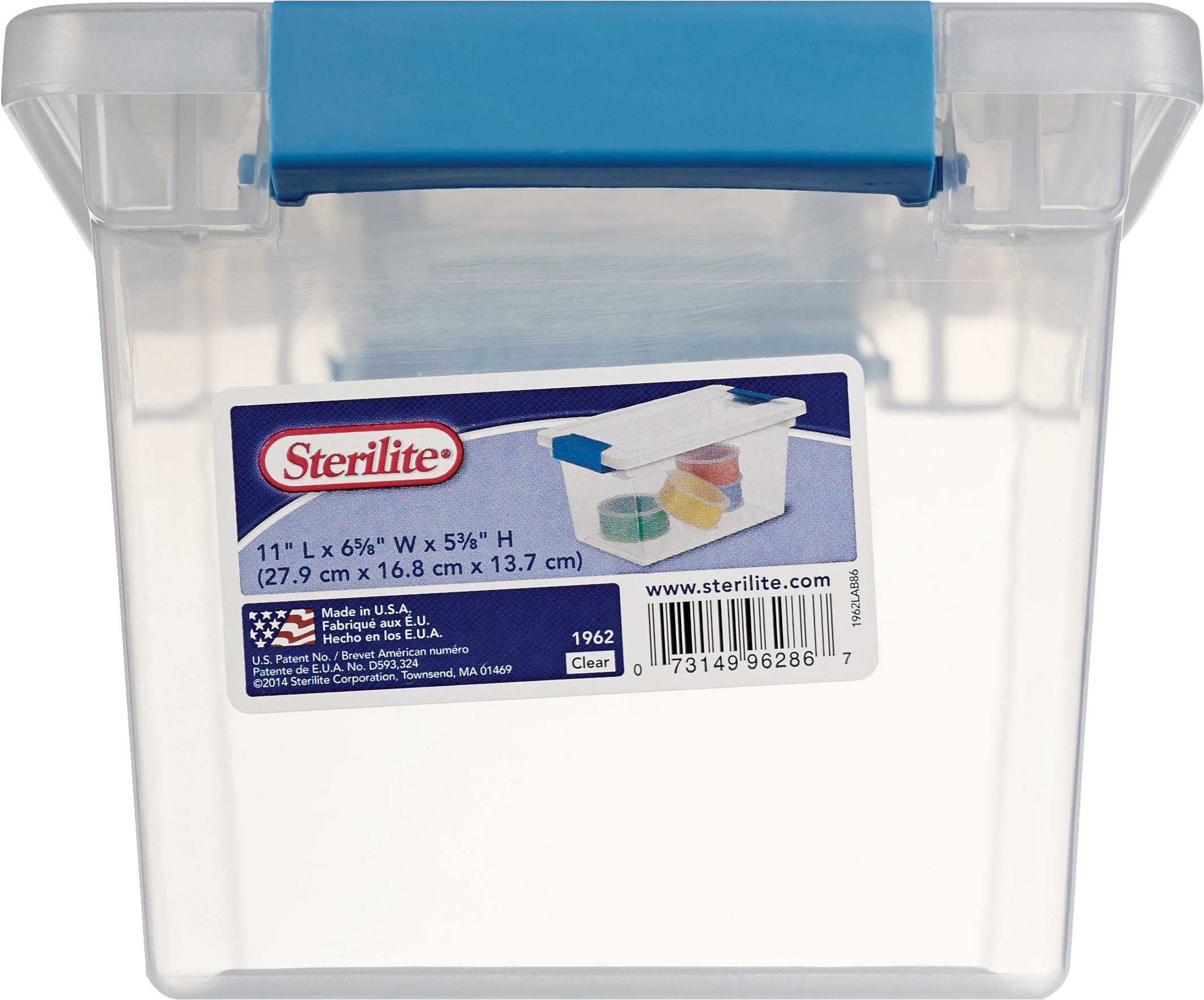 Sterilite Food Storage Container, 11"x6"x5"