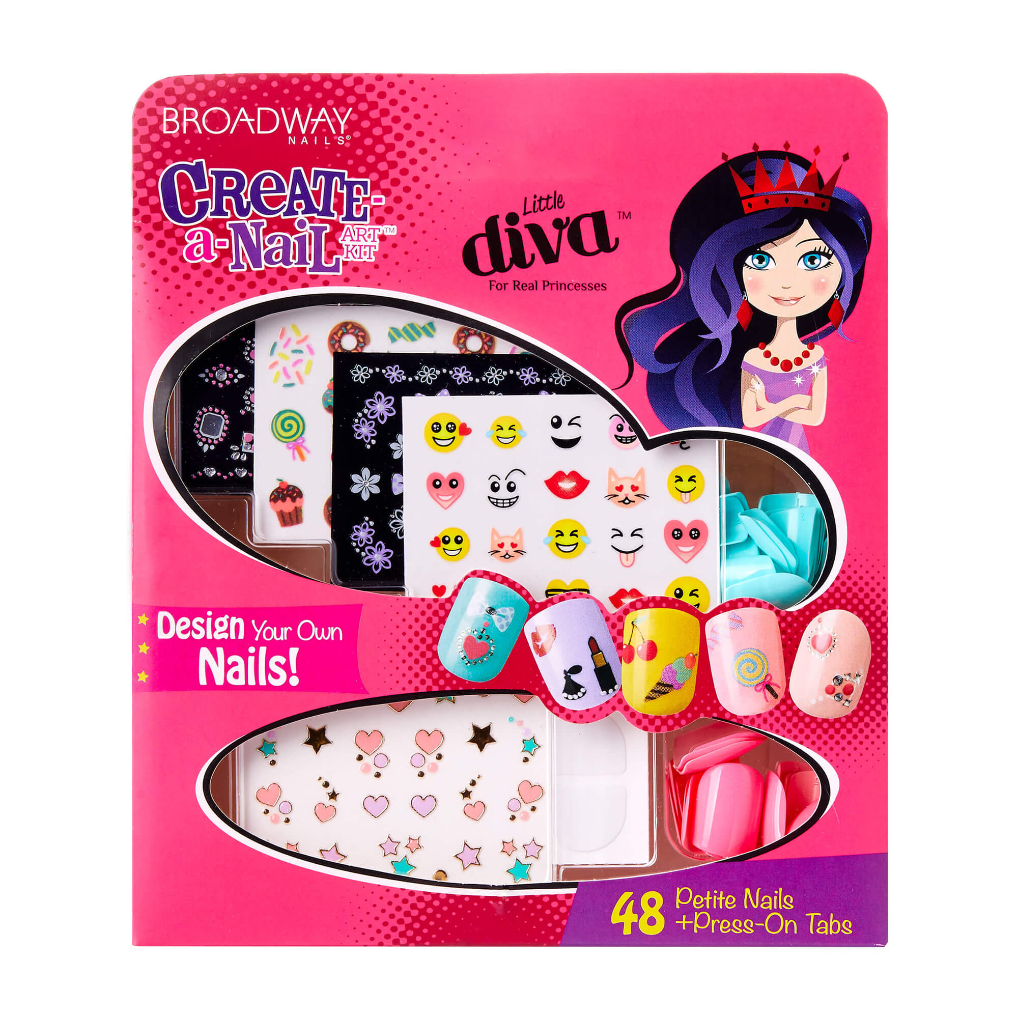 KISS Broadway Little Diva Create-a-Nail Art Kit
