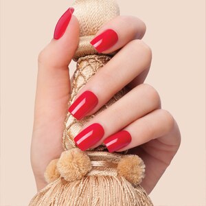 KISS Full-Cover Nails, 100 CT, Short Square, Active Oval