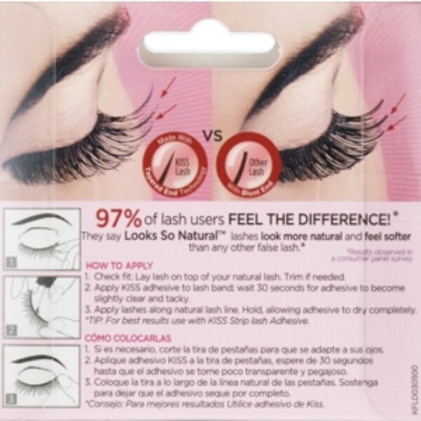 Kiss Looks So Natural Eye Lashes, Flirty
