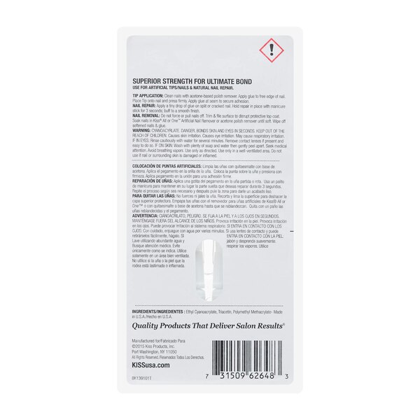KISS Power Glue Brush-On Nail Glue
