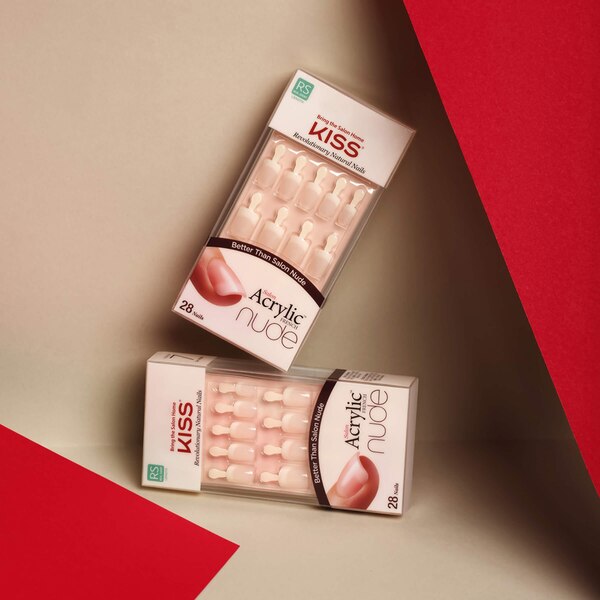 KISS Salon Acrylic Nude False Nails