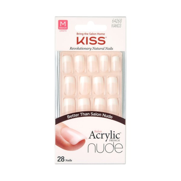 KISS Salon Acrylic Nude False Nails