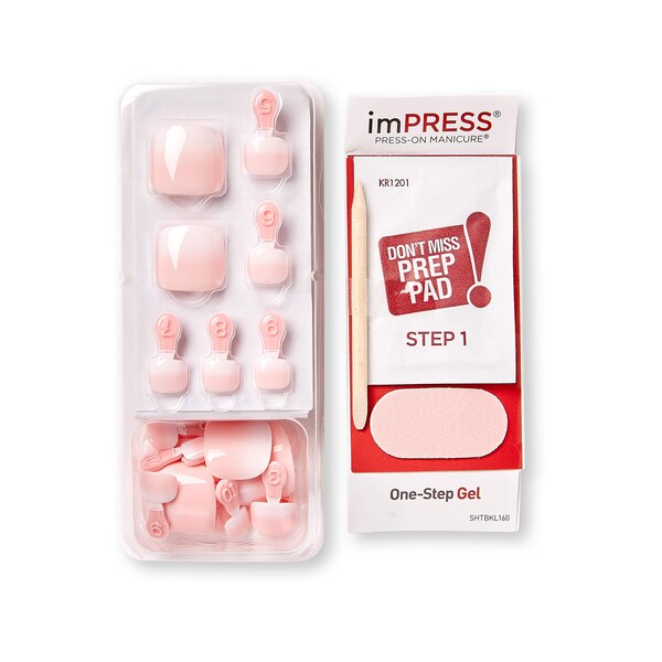 KISS imPRESS Press-on Pedicure