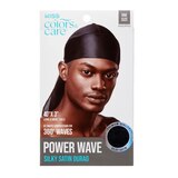 KISS Colors & Care Power Wave Satin Durag, Black, thumbnail image