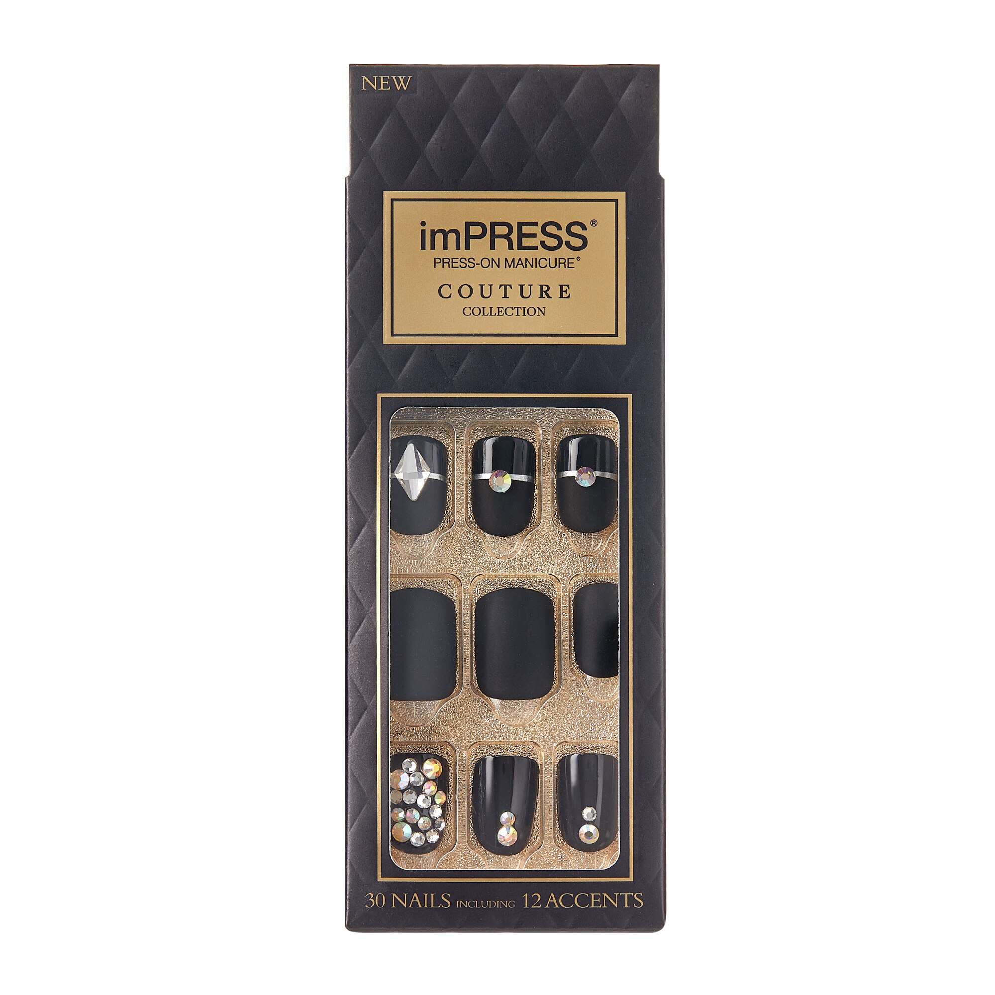 KISS imPress Press-On Manicure Couture Collection - Uñas postizas